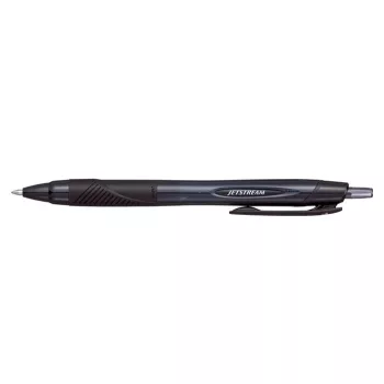   Golyóstoll, 0,35 mm, nyomógombos, fekete tolltest, UNI "SXN-157S Jetstream Sport Eco", fekete