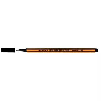 Tűfilc, 0,4 mm, VICTORIA OFFICE,"Slim", fekete