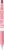 Zseléstoll, 0,33 mm, nyomógombos, csíkos test, ZEBRA "Sarasa Clip Pastel", pasztellpiros