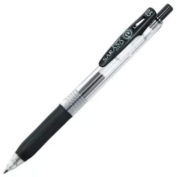   Zseléstoll, 0,33 mm, nyomógombos, ZEBRA "Sarasa Clip", fekete