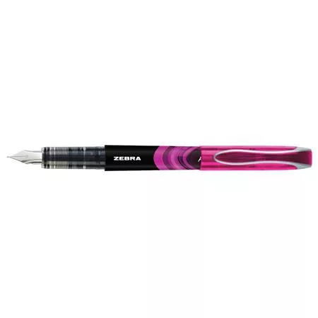 Töltőtoll, 0,6 mm, ZEBRA "Fountain pen", pink