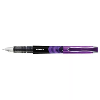 Töltőtoll, 0,6 mm, ZEBRA "Fountain pen", lila