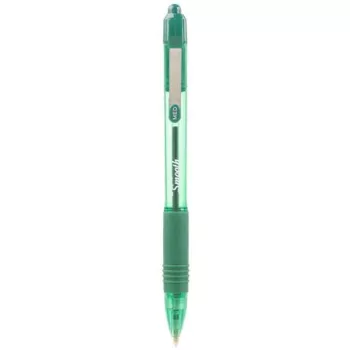   Golyóstoll, 0,27 mm, nyomógombos, ZEBRA "Z-Grip Smooth", zöld