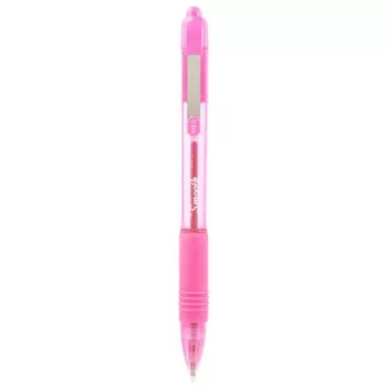   Golyóstoll, 0,27 mm, nyomógombos, ZEBRA "Z-Grip Smooth", rózsaszín