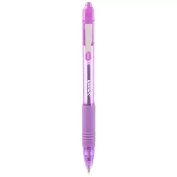   Golyóstoll, 0,27 mm, nyomógombos, ZEBRA "Z-Grip Smooth", lila