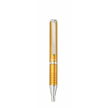   Golyóstoll, 0,24 mm, teleszkópos, arany színű tolltest, ZEBRA "SL-F1", kék