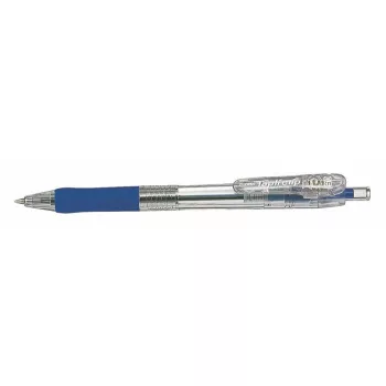   Golyóstoll, 0,21 mm, nyomógombos, ZEBRA "Tapli Clip ECO", kék