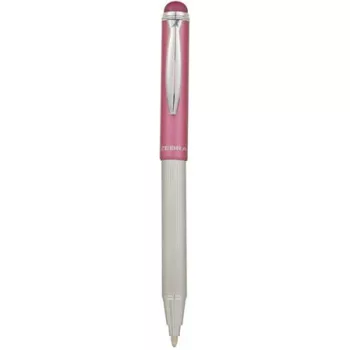   Golyóstoll, 0,24 mm, teleszkópos, rozsdamentes acél, pink tolltest, ZEBRA "Telescopic Metal Stylus", kék