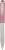 Golyóstoll, 0,24 mm, teleszkópos, rozsdamentes acél, pink tolltest, ZEBRA "Telescopic Metal Stylus", kék