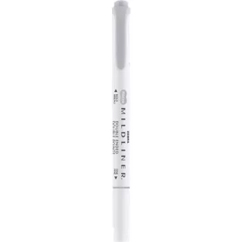   Szövegkiemelő, 1,0/3,5 mm, kétvégű ZEBRA "Mildliner Cool & Refined" szürke