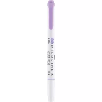   Szövegkiemelő, 1,0/3,5 mm, kétvégű ZEBRA "Mildliner Cool & Refined" lila