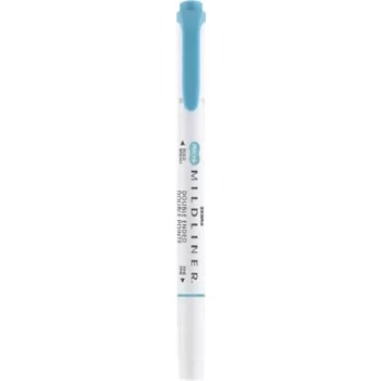   Szövegkiemelő, 1,0/3,5 mm, kétvégű, ZEBRA "Mildliner Warm", füstkék