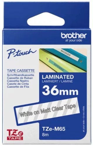 Brother TZe-M65 36mm széles 8 m hosszú szalagkazetta