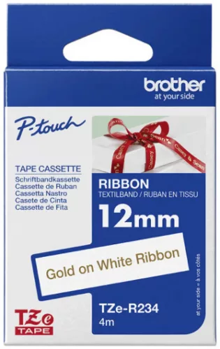 Brother TZe-R234 12 mm széles 4 mm széles szövetszalag