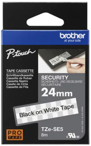 Brother TZe-SE5 24 mm széles 8 m hosszú szalagkazetta