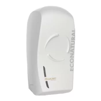   Toalettpapír adagoló, hajtogatott toalettpapírhoz, 32,8x16,5x13,8 cm, LUCART "EcoNatural Flow Bulk Pack", fehér