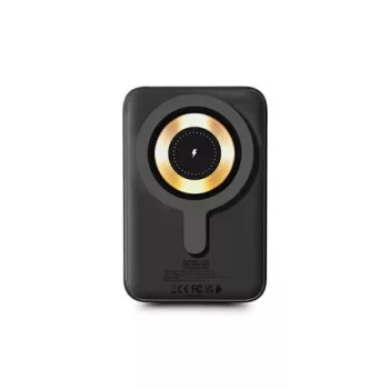   Power bank, mágneses (vezeték nélküli), 10.000mAh, URBAN FACTORY, szénfekete