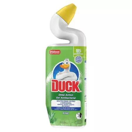 WC-tisztítógél, 750 ml, DUCK "Deep Action Gel", fenyő illat