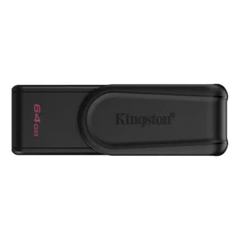   Pendrive, 64GB, USB 3.2 Gen1, KINGSTON "DataTraveler Exodia S", fekete