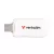 Pendrive, 256GB, USB-C 3.2 Gen1, VERBATIM "Plectra", fehér