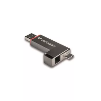   Pendrive, 512GB, USB-A/C 3.2 Gen1, VERBATIM "Dual QuickStick", fekete