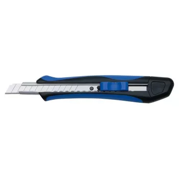   Univerzális kés, 9 mm, WEDO "Soft-cut", kék/fekete