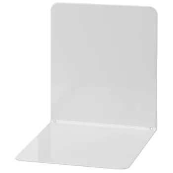   Könyvtámasz, fém, 2 db, 14x12x14 cm, WEDO, világosszürke