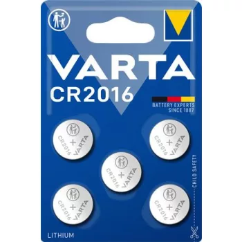 Gombelem, CR2016, 5 db, VARTA