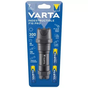   Elemlámpa, LED, törhetetlen, VARTA "Indestructible F10 Pro"