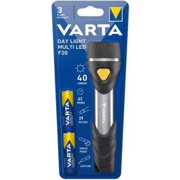 Elemlámpa, LED, 2xAA, VARTA "Day Light F20"