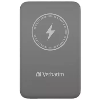   Power bank, mágneses (vezeték nélküli), 10.000 mAh, VERBATIM "MCP-10, szürke