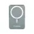 Power bank, mágneses (vezeték nélküli), 10.000mAh, VERBATIM "Charge n Go", szürke