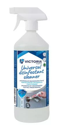 Felületfertőtlenítő folyadék, szórófejes, alkoholos, 1 l, VICTORIA HYGIENE