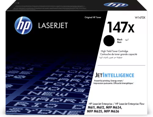 HP 147X Black W1470X Eredeti Toner