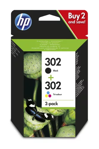 HP 302 X4D37AE Eredeti Tintapatron Multipack
